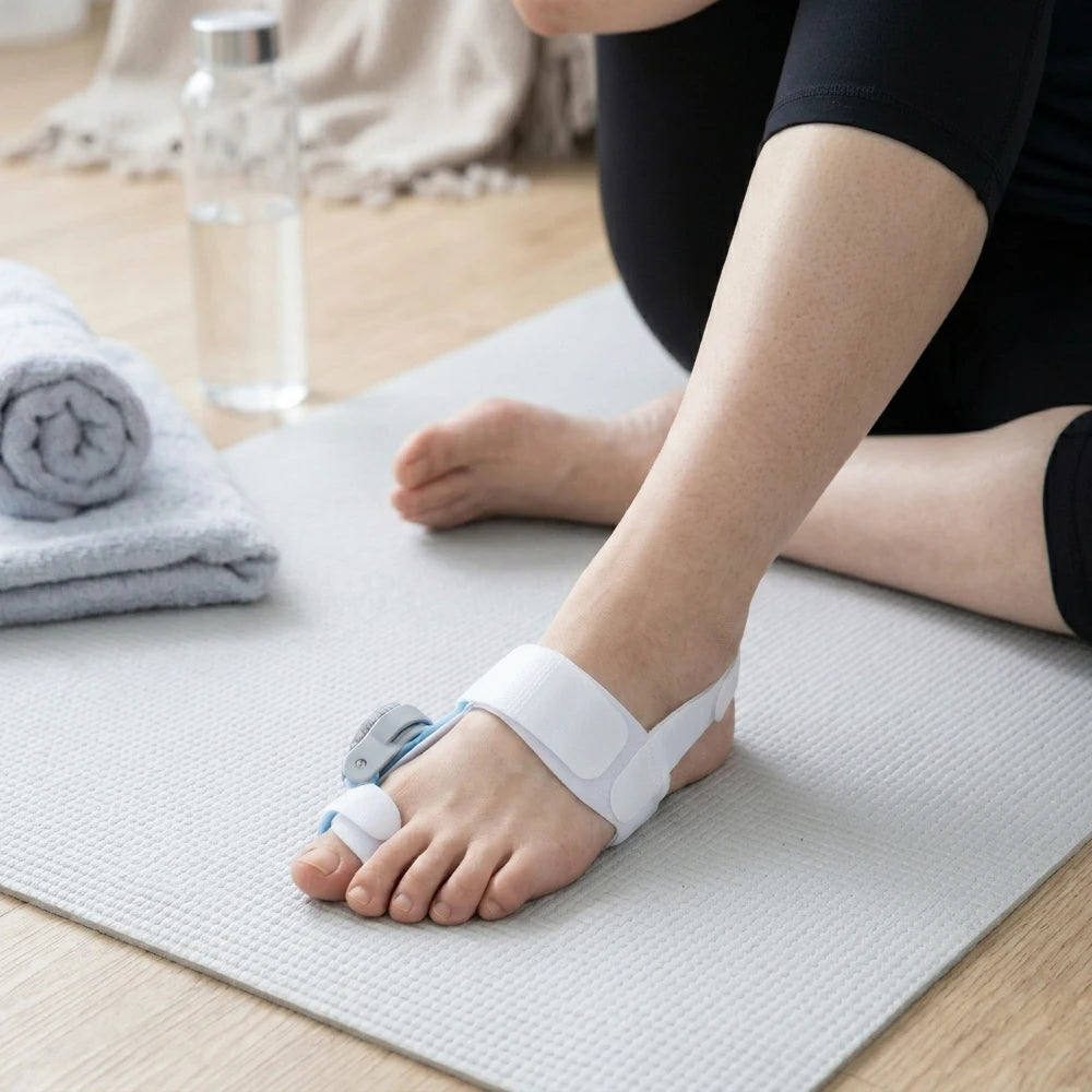 Hallux Valgus Correction Device Universal Size Design Pressure Adjustable Knob Foot Care Tool