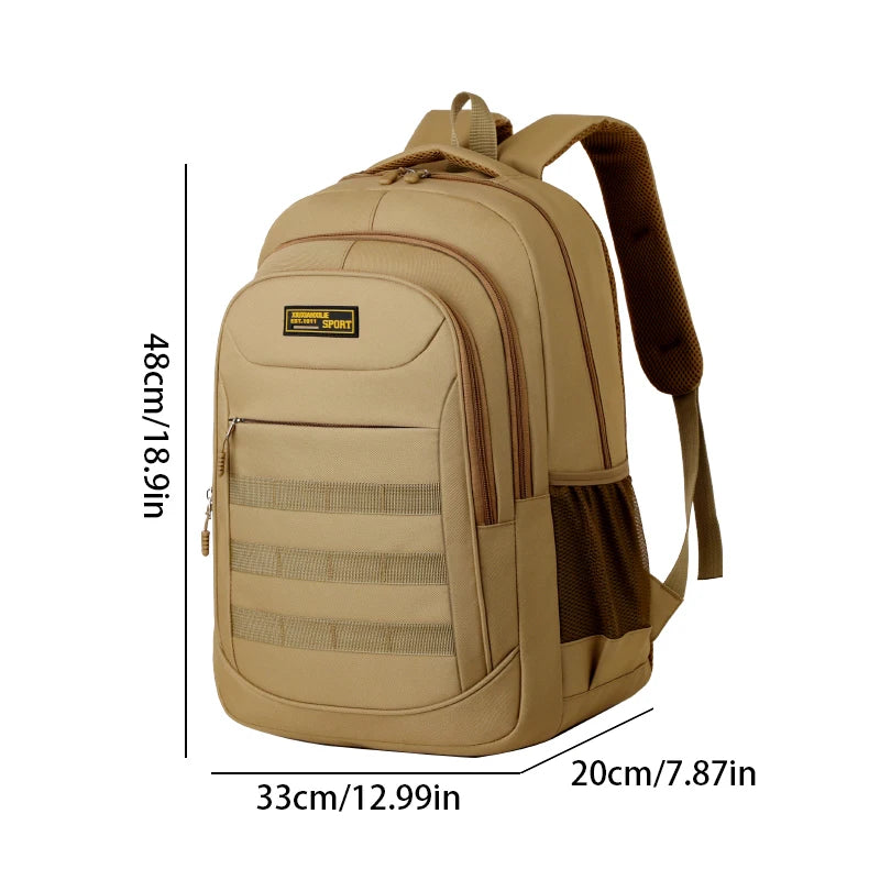 Sac à Dos Oxford Unisexe Grande Capacité – Laptop 16" | Voyage & Travail | Multifonction