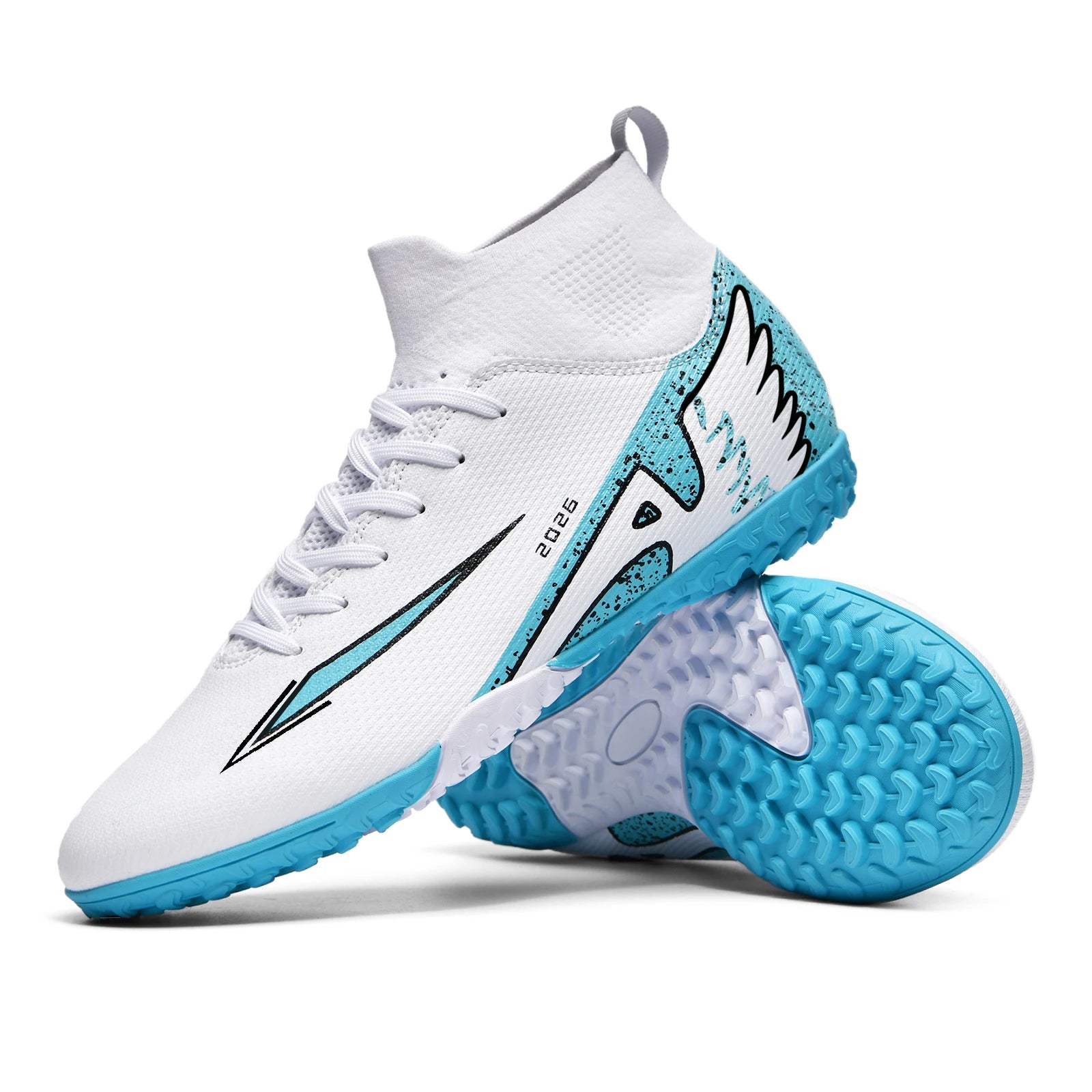 Chaussures de Football Respirantes Anti-Dérapantes – Homme & Femme, Terrain Naturel & Synthétique