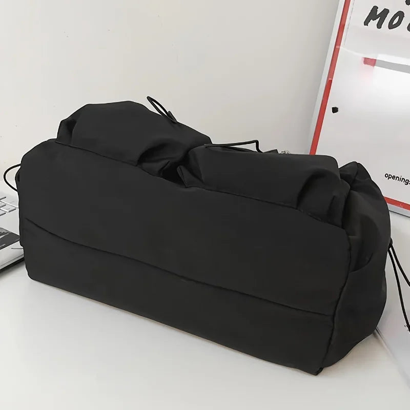 Sac Bandoulière Mixte FXZLLQ – Nylon Grande Capacité, Cordon & Breloque, Fermeture Zip