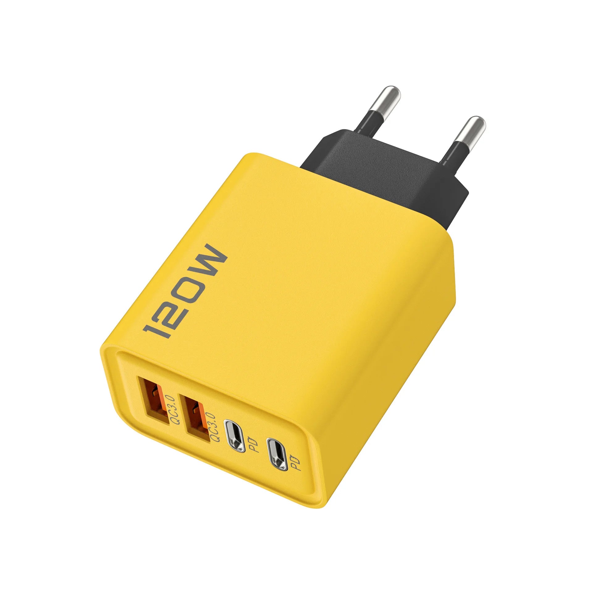 Chargeur USB-C 120W 4 Ports - Charge Rapide PD & QC3.0