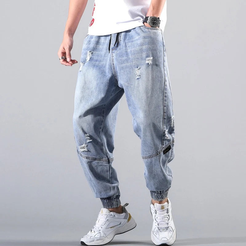 Jean Cargo Streetwear Homme – Multi-Poches Élastique Casual | 4 Coloris | Toutes Saisons