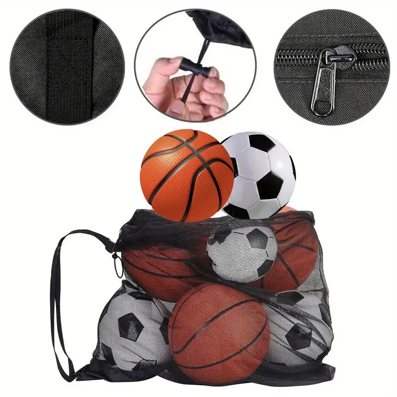 Sac de Sport Grande Capacité pour Ballon – Football, Basketball, Rangement Équipement Sportif