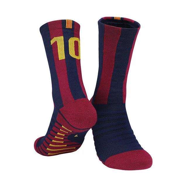 Chaussettes de Football Unisexe – Respirantes, Antidérapantes, Séchage Rapide | Enfant & Adulte