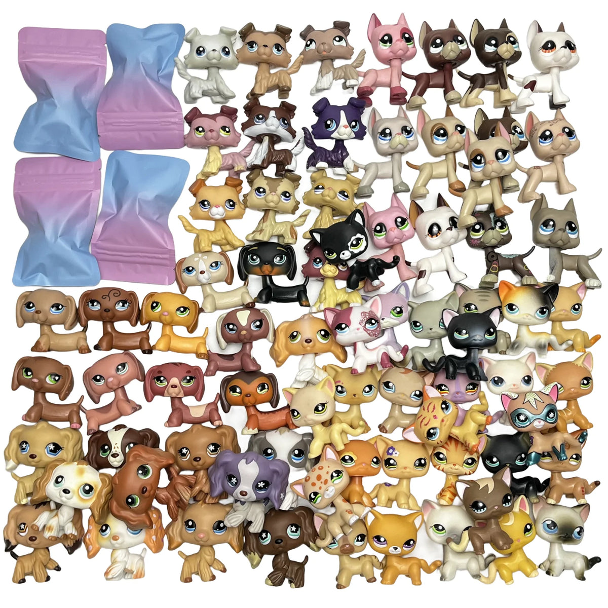 Figurines LPS Rare Pet Shop – Chats, Chiens, Renards & Animaux Mignons