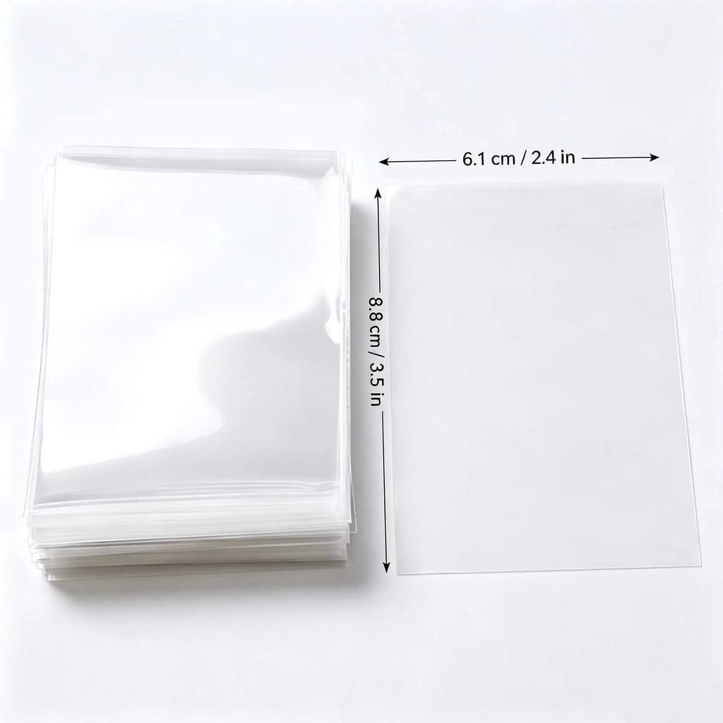 Durable Clear Card Protector Sleeves, 61/88 Fit for Football Cards, Trading Game Cards Collection Storage GYH