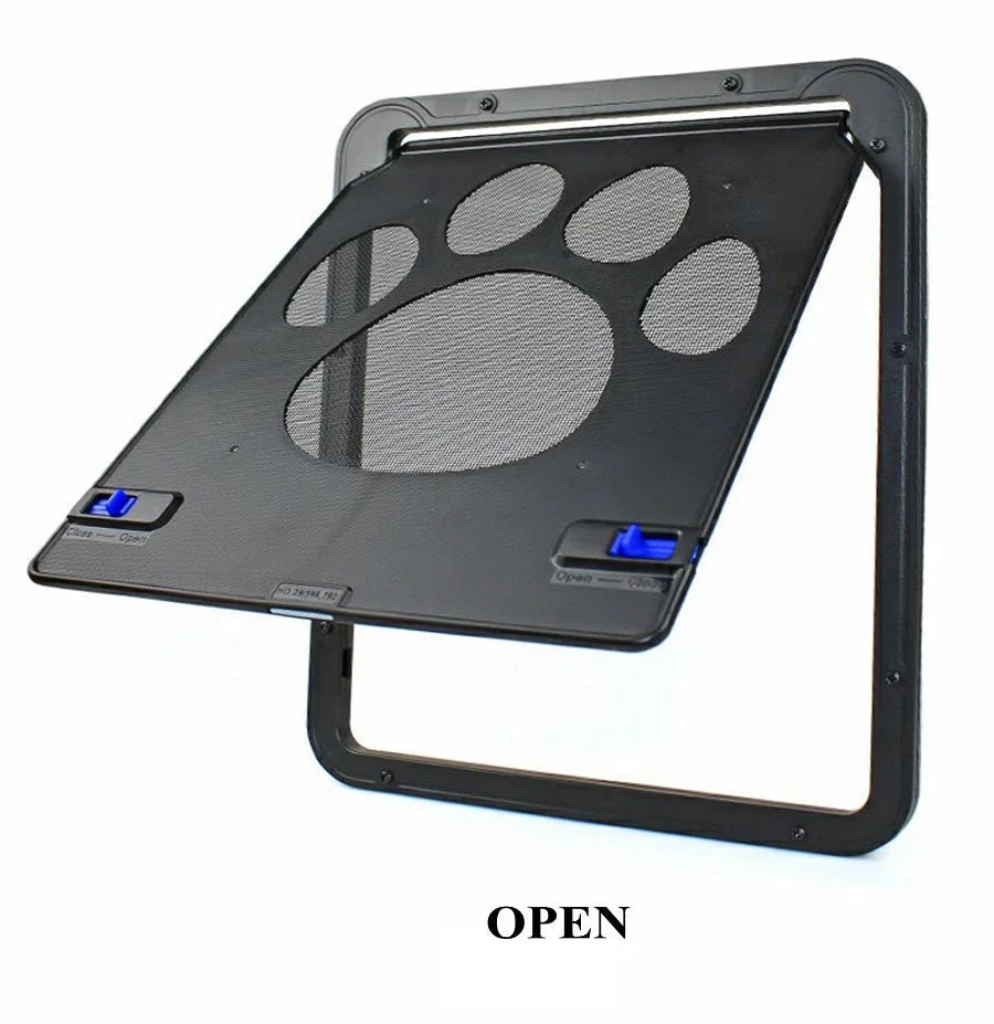Chatière Magnétique Verrouillable – Porte pour Chat & Chien, Installation Facile, Taille L & XL
