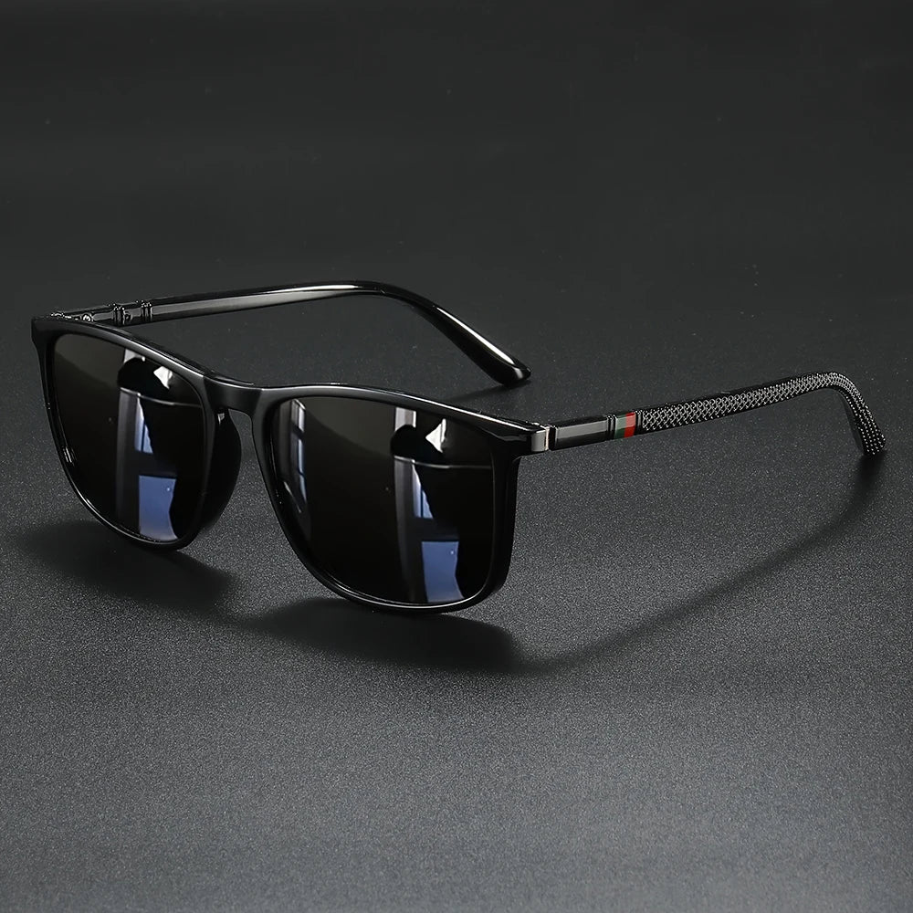Lunettes de Soleil Polarisées Carrées UV400 – Homme & Femme