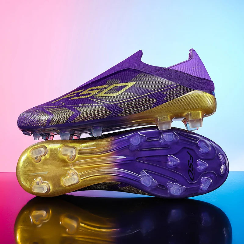 Chaussures de Football Homme – Crampons Professionnels Terrain Gazon & Futsal