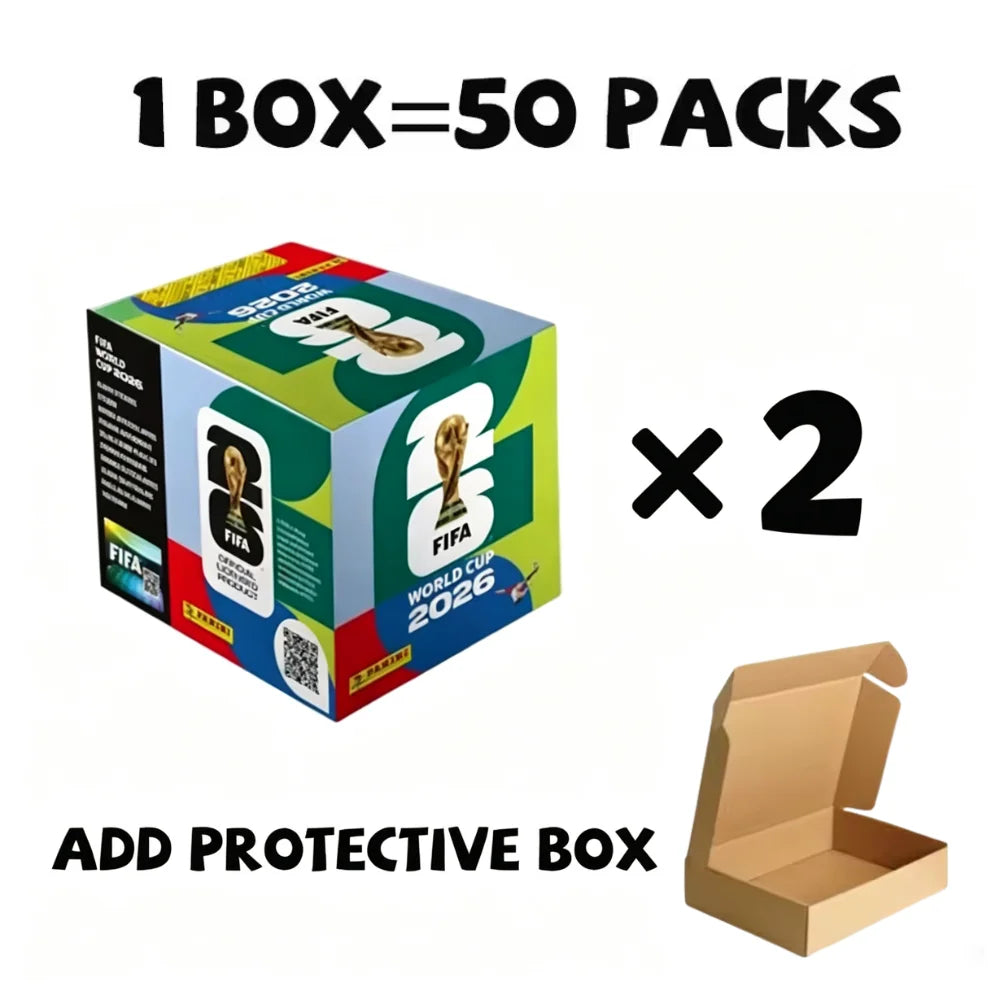 2026 World Cup Sticker Collection Blind Box Sticker Collection Pack & Album Soccer Memorabilia Set Football Souvenir Fan Gift