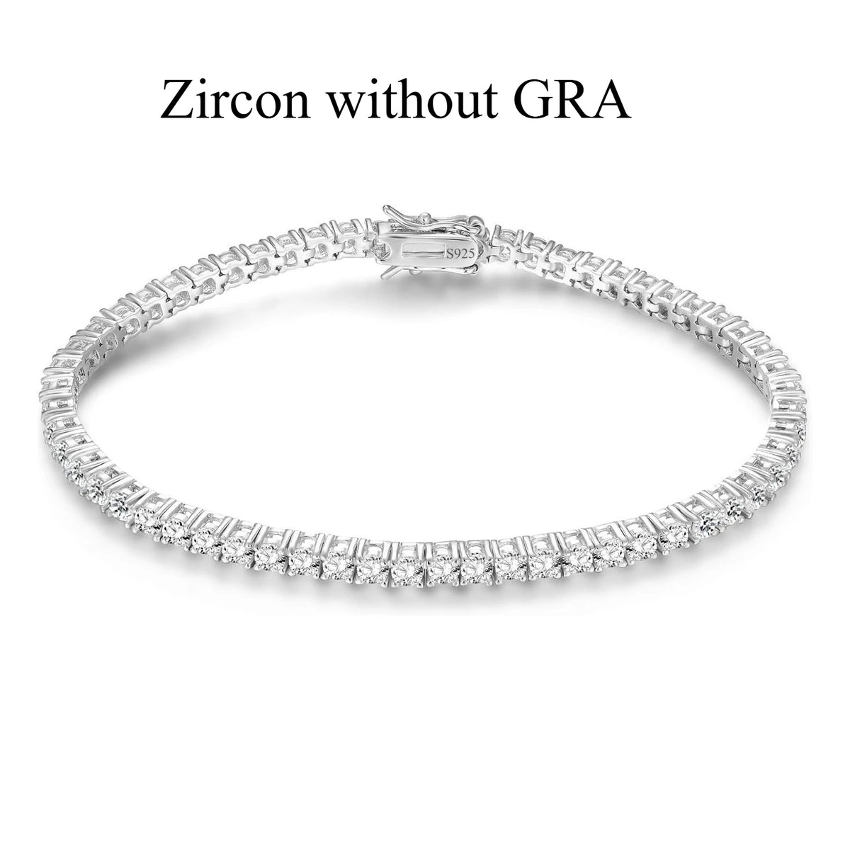 D VVS1 100 % Moissanit Tennisarmbänder S925 Sterlingsilber für Damen Herren Hochwertiger Hochzeitsschmuck Accessoires Mode Geschenk