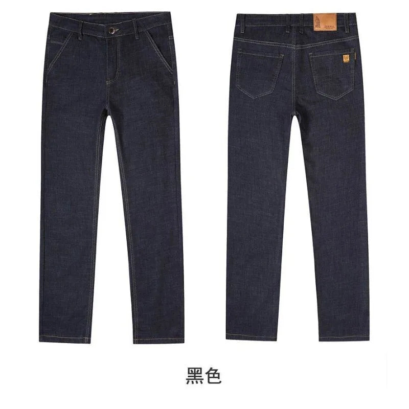 Jean Homme Slim Stretch Taille Basse – Coupe Droite Casual | Bleu, Noir, Bleu Clair