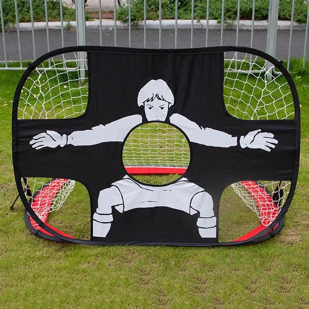 But de Football Pliable – Filet Nylon, Installation Rapide | Enfants & Adultes | Intérieur & Extérieur