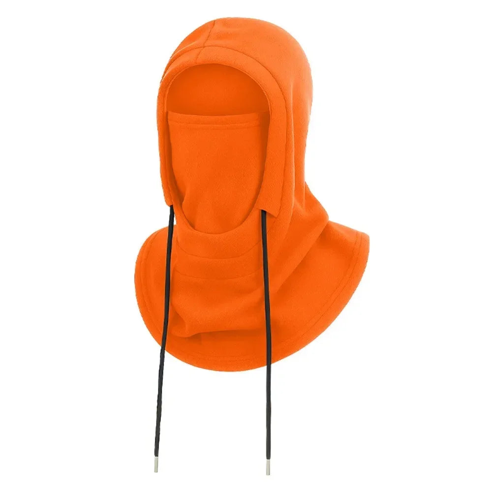 Bonnet polaire unisexe avec cache-cou et protection des oreilles