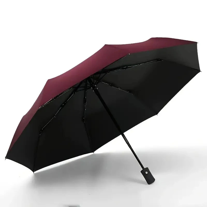 Parapluie pliant semi-automatique à 8 baleines – Unisexe