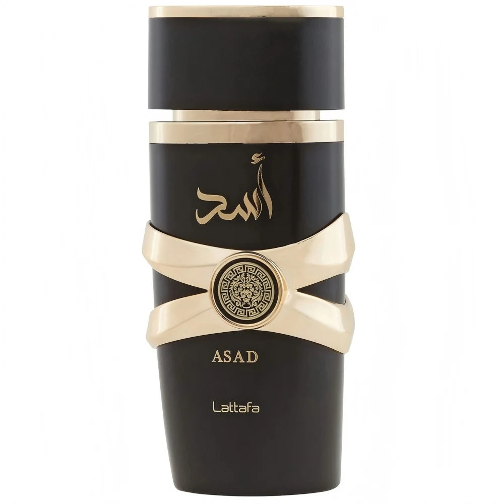Lattafa Asad Black – Eau de Parfum 100 ml | Fragrance Florale Sans Alcool Unisexe