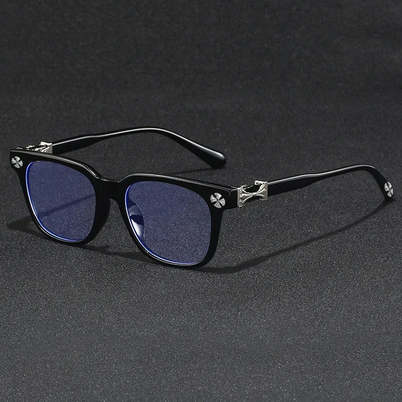 Lunettes Anti-Lumière Bleue Femme – Monture Oversize Strass, Protection Écran F114
