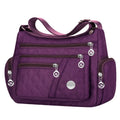 Sac Bandoulière Femme Pomelo Best – Nylon Matelassé Imperméable, Multi-Poches, Bretelle Réglable, 3 Coloris