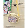 Harajuku Mini Women Ita Bags Women Casual Nylon Cartoon Cat Embroidered Bolso Mujer Daily Subculture DIY Badge Bag Female 2026