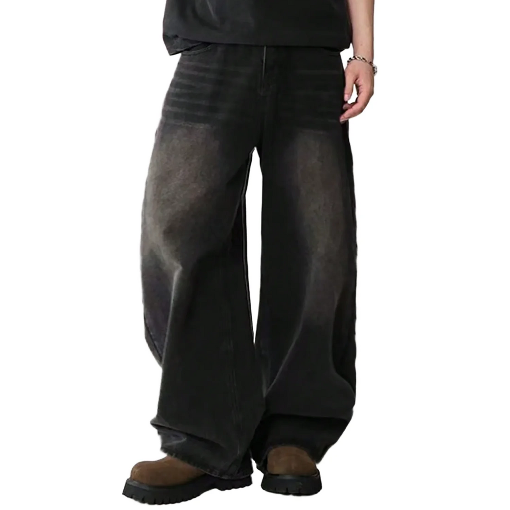 Jean Large Unisexe Style Coréen 4 Coloris Wide Leg | XS-XXL Toutes Saisons