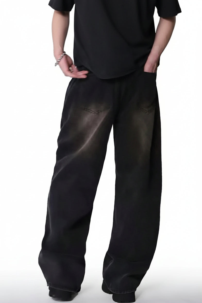 Jean Large Unisexe Style Coréen 4 Coloris Wide Leg | XS-XXL Toutes Saisons