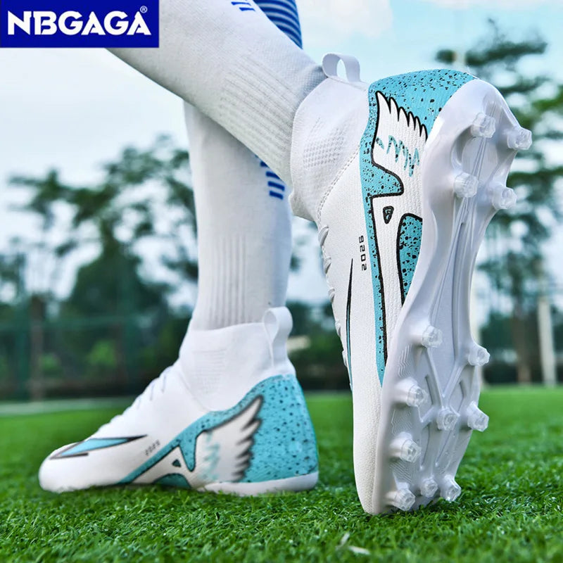 Chaussures de Football NBGAGA – Crampons Longs Unisexe, Légères & Respirantes