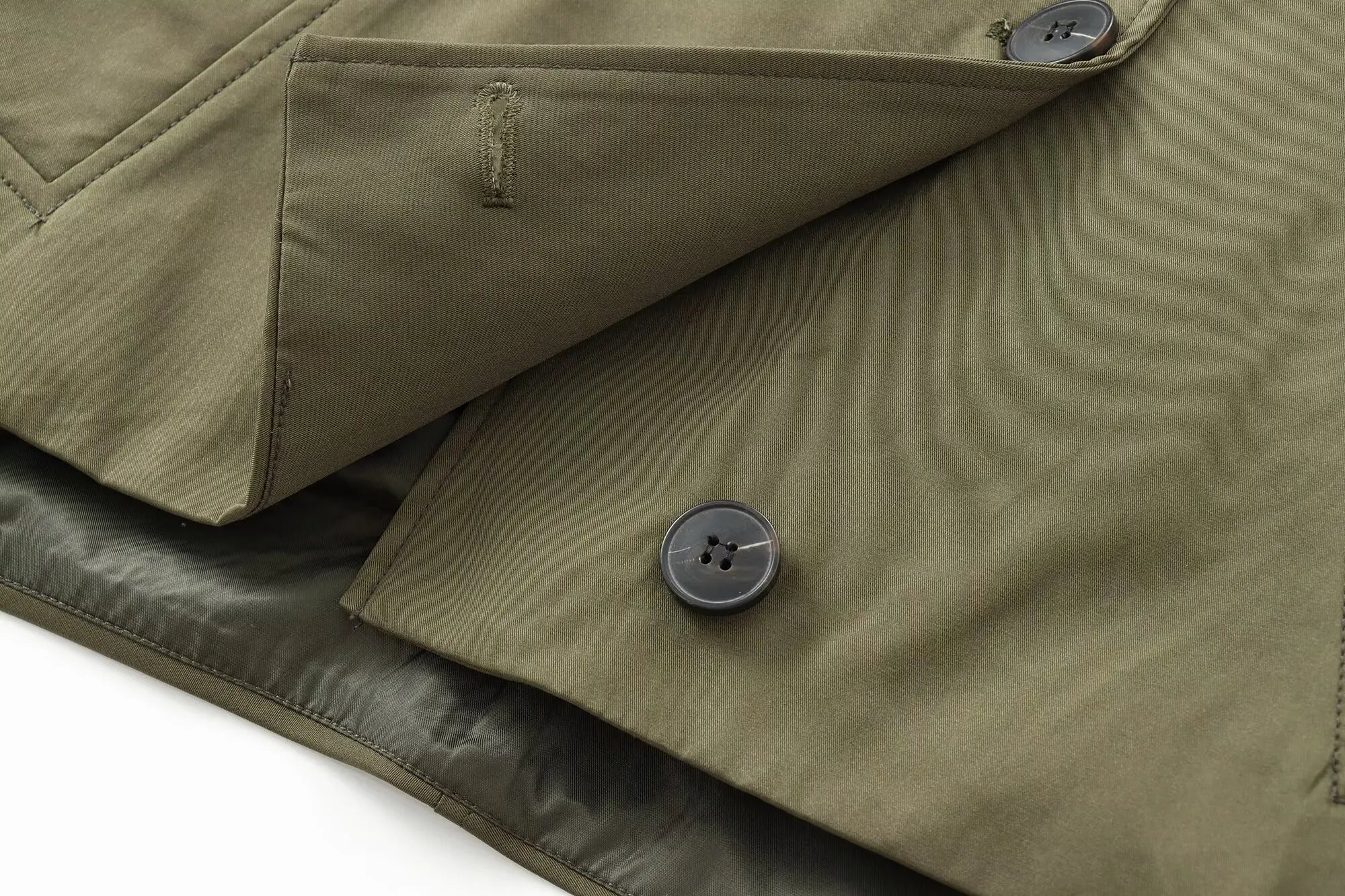 Damen Trenchcoat mit Kapuze – Weite Passform, lange Ärmel | Herbst-Winter