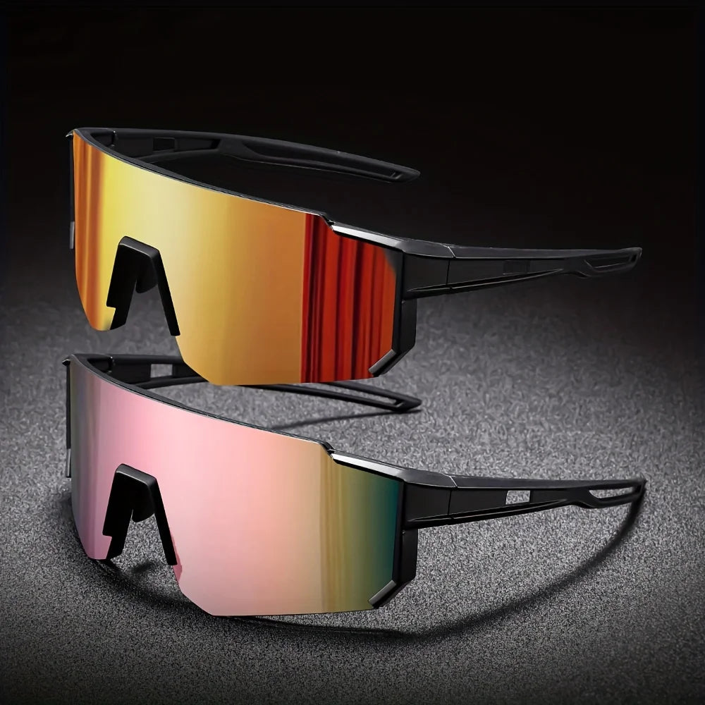 Lunettes de Cyclisme Oversize Coupe-Vent – Masque Vélo Route & VTT Homme