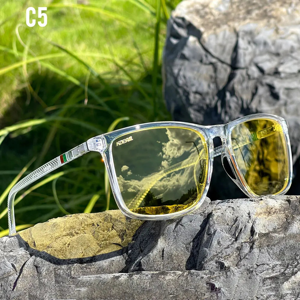 Lunettes de Soleil KDEAM XL Polarisées Photochromiques – Grande Monture Homme