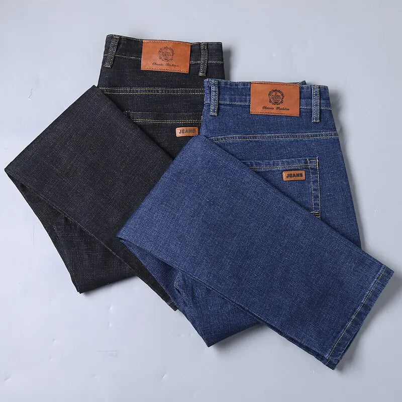 Jean Slim Classique Homme 2 Coloris Business Smart Casual | Tailles 30-38