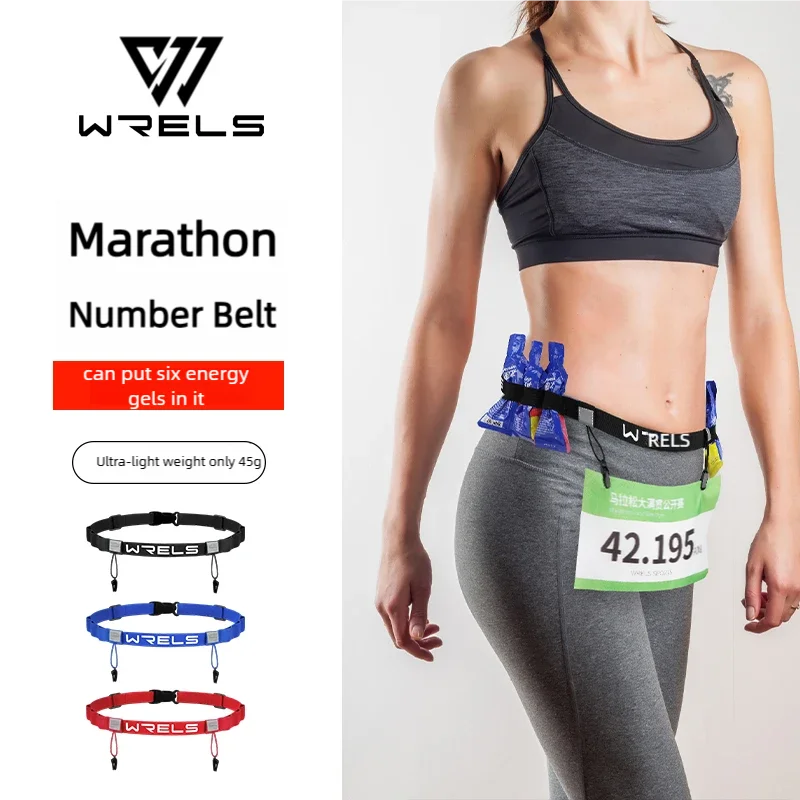 Ceinture Porte-Dossard Triathlon & Marathon WRELS – Unisexe, Réglable