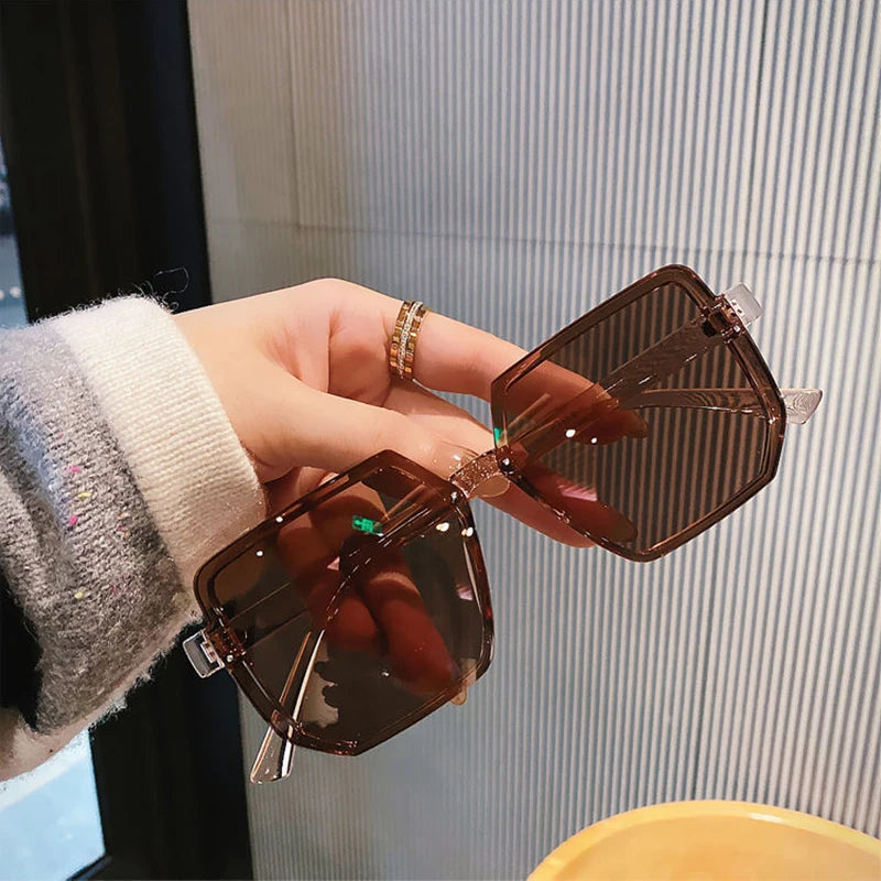 Lunettes de Soleil Vintage Grande Monture – Style Carré Rétro Mixte | RMM HHX0029