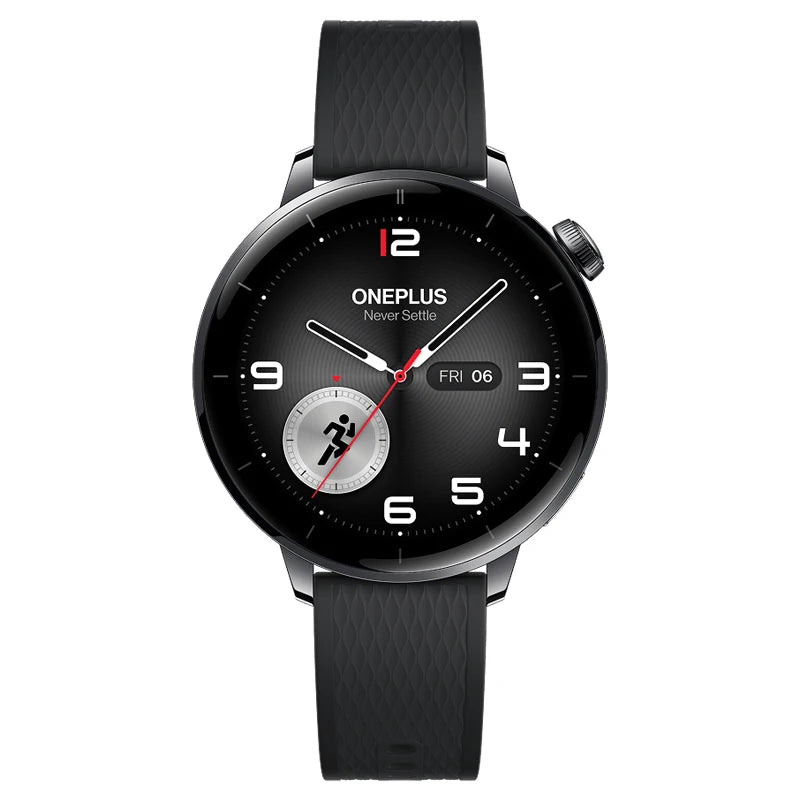 OnePlus Watch 3 43mm – Montre Connectée AMOLED, Wear OS, GPS, ECG | Version Mondiale