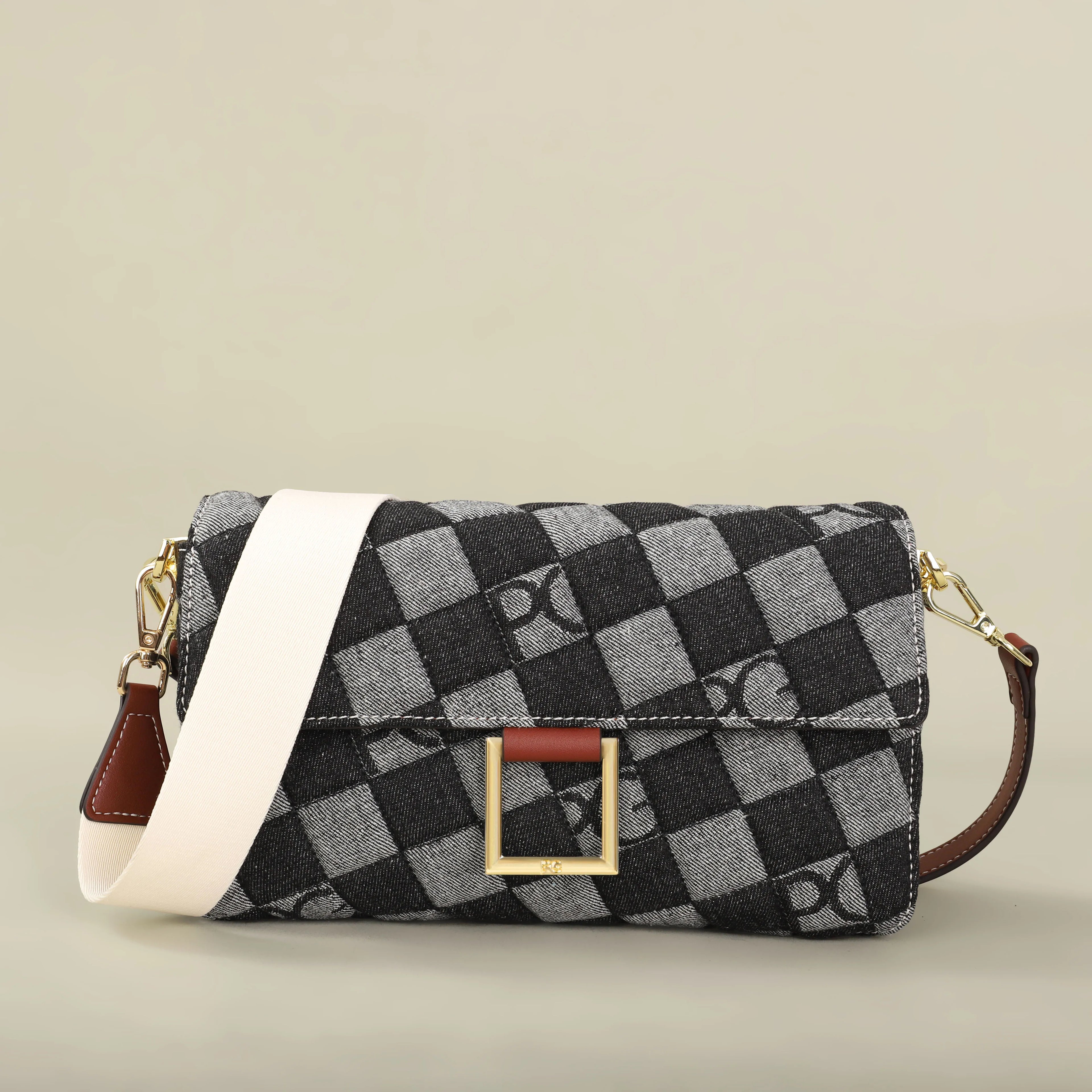 Sac Bandoulière Femme PG Patsy Garis 2026 – Style Cowboy Latin, Coton, Toutes Saisons, 12 Coloris