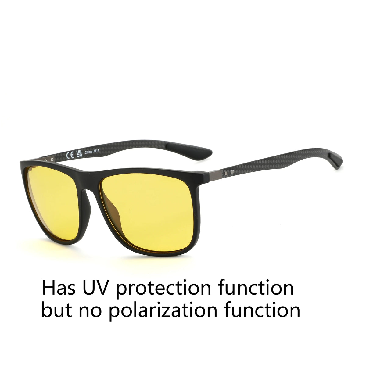 ZENOTTIC Square Polarized Sunglasses for Men Ultralight Carbon Fiber Sun Glasses Driving Fishing Golf Sports UV400 Protection