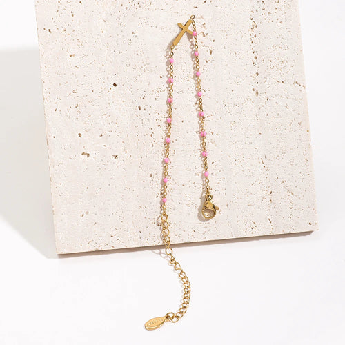 Bracelet Bohème Fin en Acier Inoxydable – Charme Géométrique Femme | ZMZY