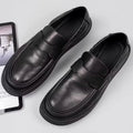 Mocassins Homme Cuir Véritable Fait Main – Chaussures Plates Slip-On