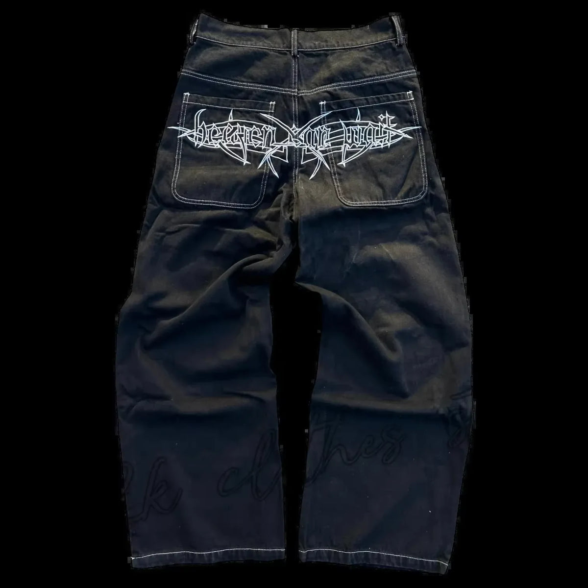 Jean Wide Leg Homme Y2K Harajuku Baggy Taille Haute Hip Hop | 3 Coloris | Tailles S-XL