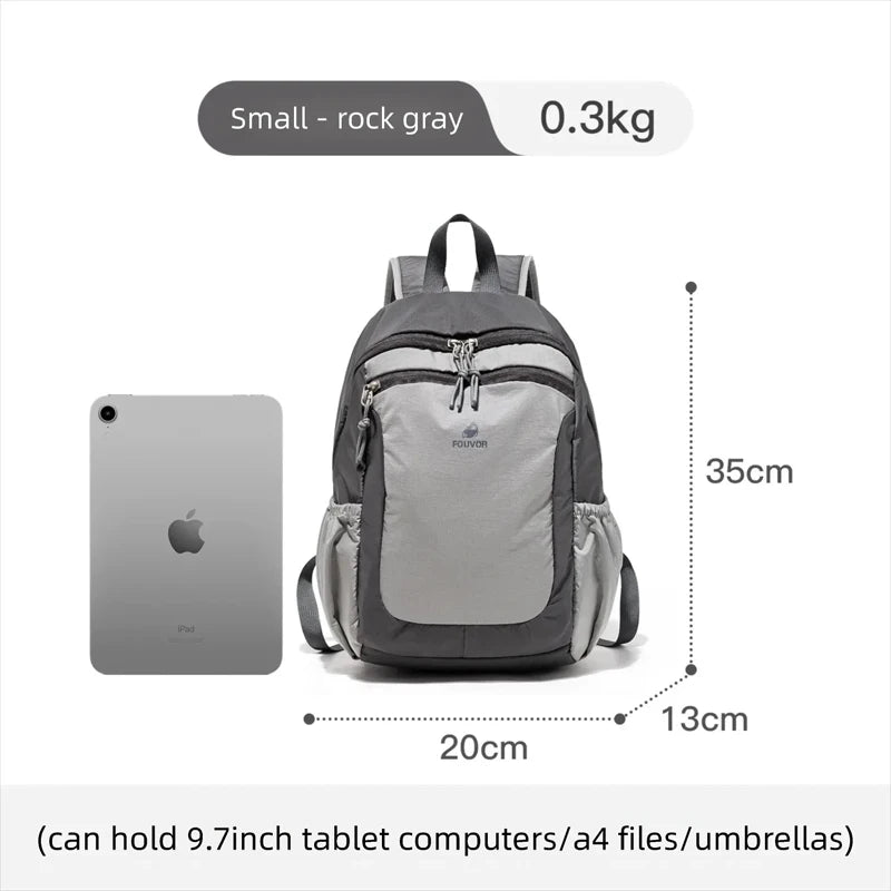 Fouvor 2026 New Women's Outdoor Backpack Lightweight Small Backpack Waterproof Travel Bag Casual Daypack Female 3068-06 3068-16