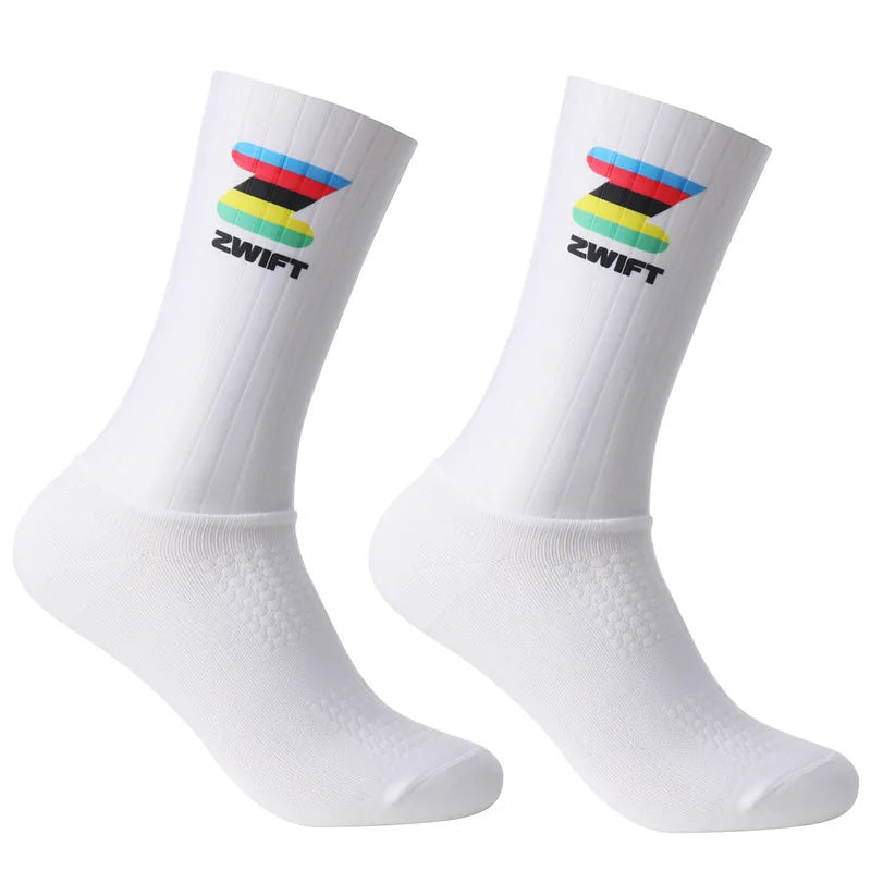 2026 Anti Slip seamless Cycling Socks Integral Moulding High-tech Bike Sock Compression Bicycle Outdoor Running Sport Socks