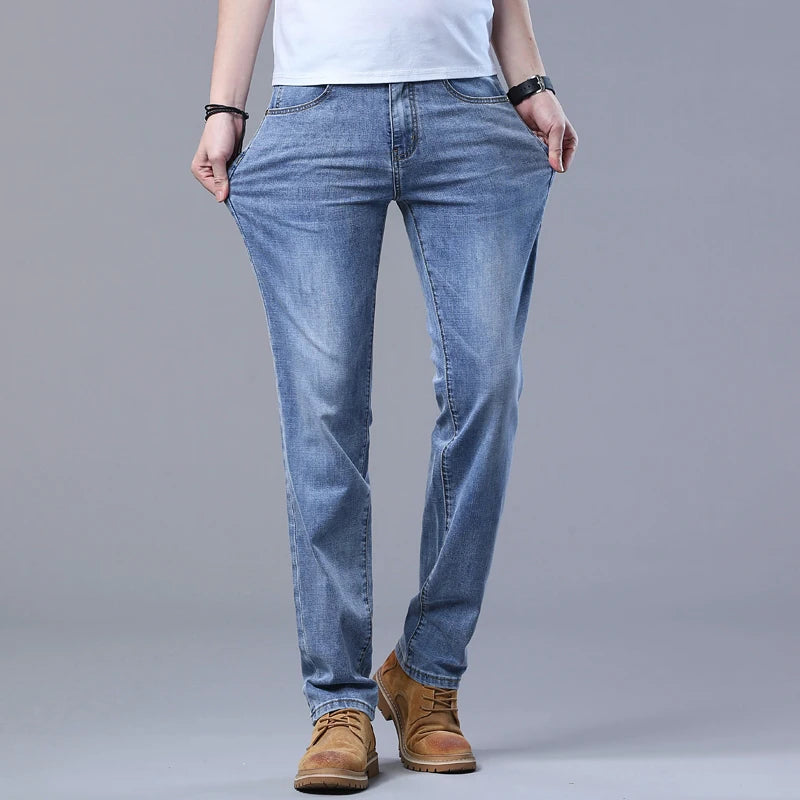 Jean Slim Homme Stretch Smart Casual 3 Coloris Dénim | Tailles 29-40