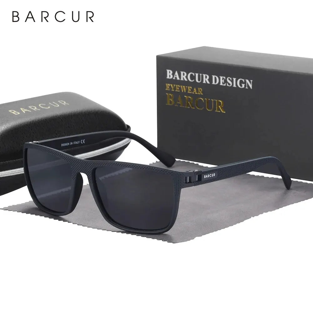Lunettes de Soleil BARCUR TR90 Polarisées — Ultra-Légères, Sport & Casual, UV400