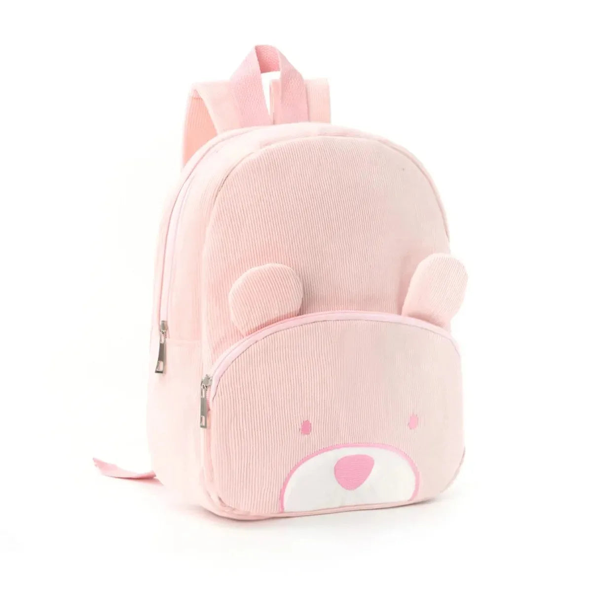 Sac à Dos Enfant Personnalisé – Broderie Prénom | Nylon Cartoon Ours & Renard