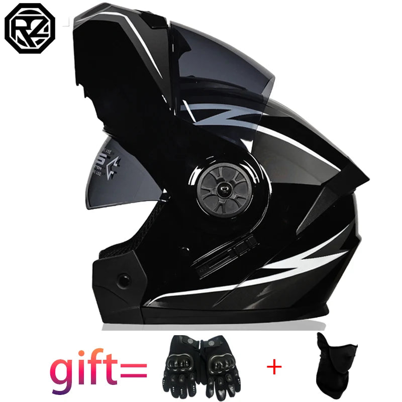 Casque Moto Modulable ORZ – Flip Up, Homologué DOT, ABS Léger 1,3 kg | Unisexe
