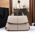 2026 New Retro Simple Handbag Versatile and Elegant Solid Color Shoulder Crossbody Bag Handbag Commuter