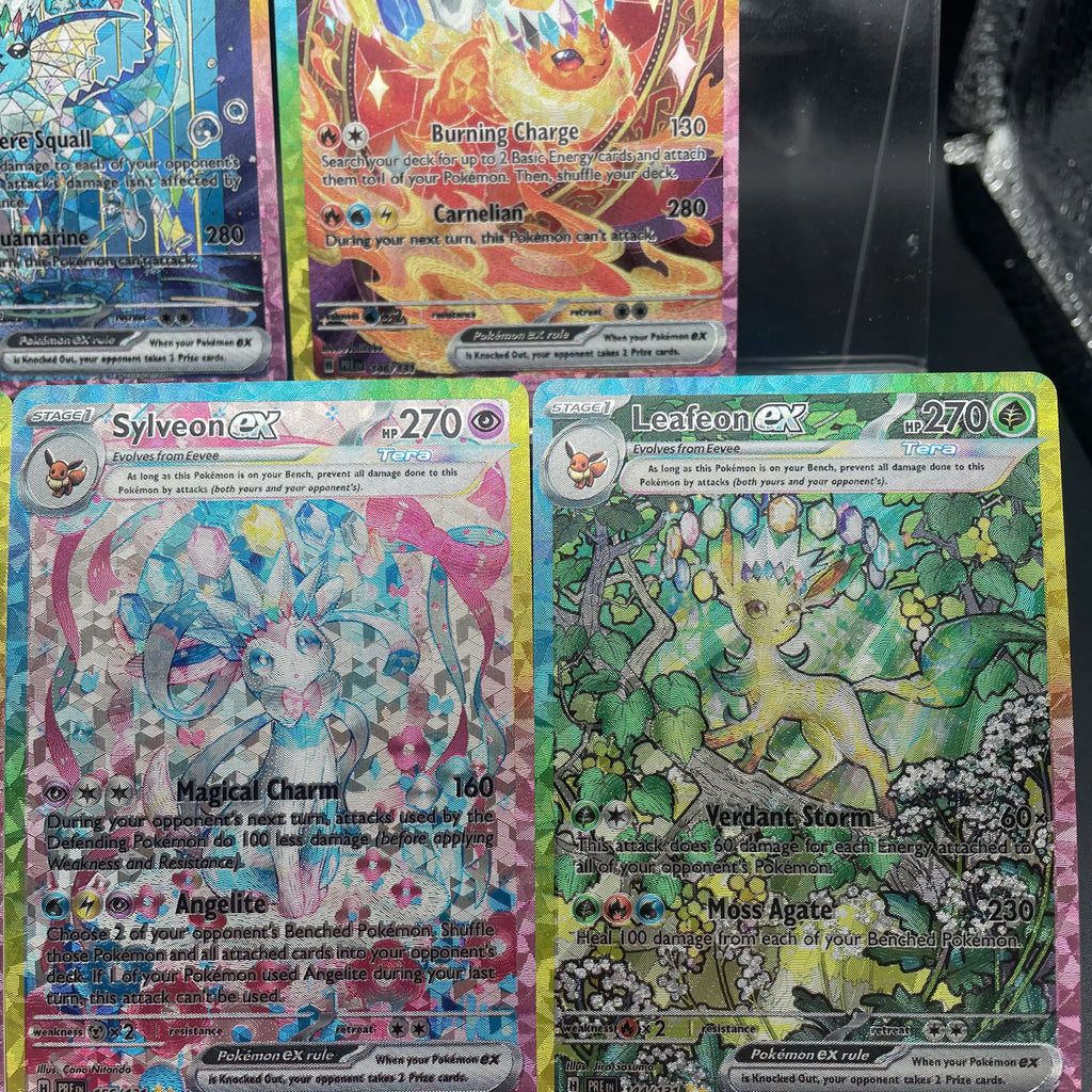 Cartes Pokémon PTCG Eeveelution SV8A – Set 9 Cartes de Collection (Version Anglaise)