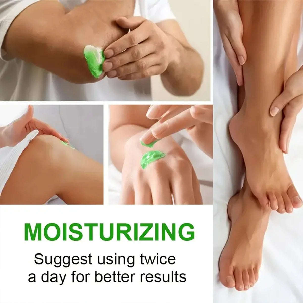 Tea Tree & Calendula Foot Cream with Vitamin E & Aloe Vera, Hydrates & Soothes Feet, Lightweight Non-Greasy Formula.