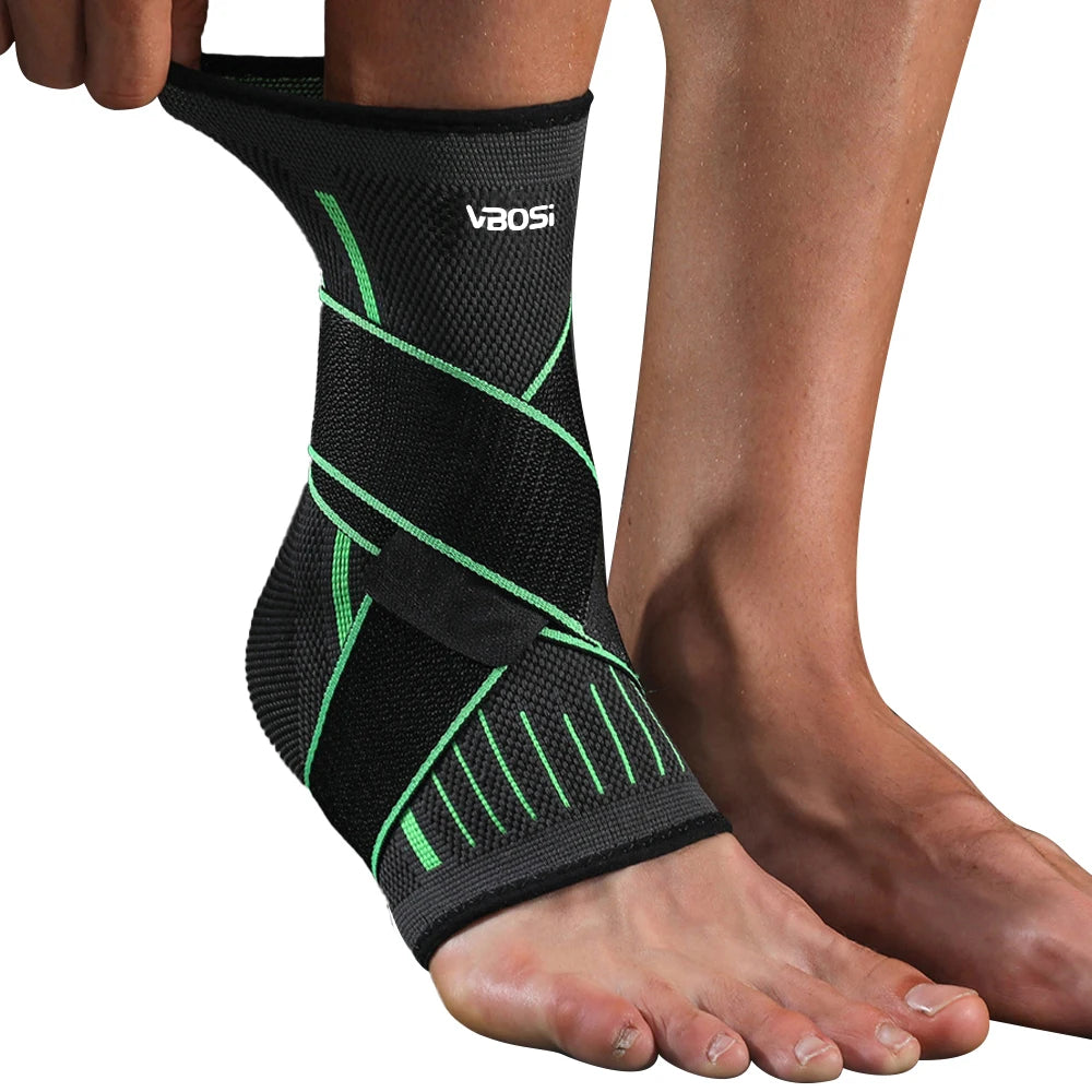 Adjustable Compression Ankle Support Sleeve Arch Support For Plantar Fasciitis Achilles Tendonitis Hiking Sports Pain Relief