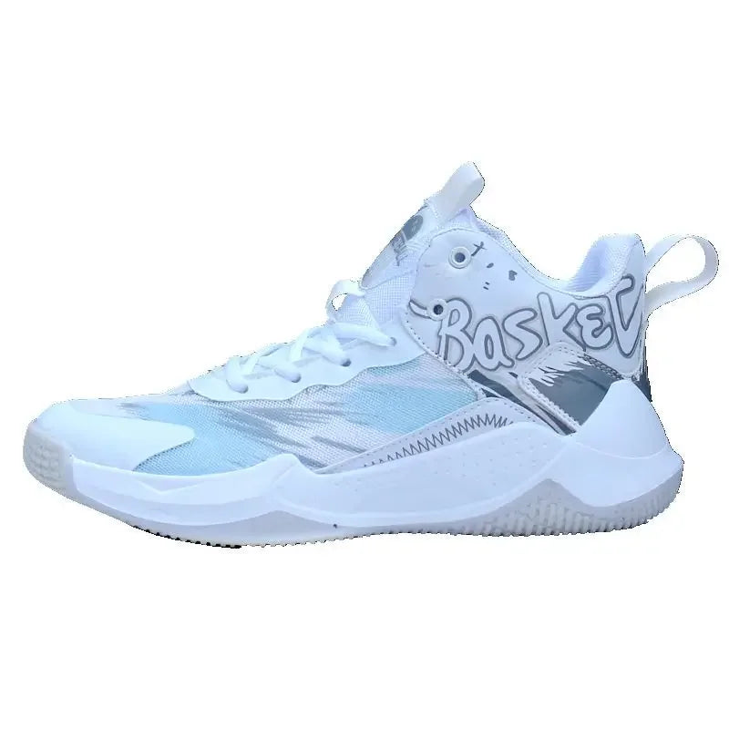 Sneakers Basketball Homme – Respirantes, Anti-dérapantes, Semelle Caoutchouc | Été