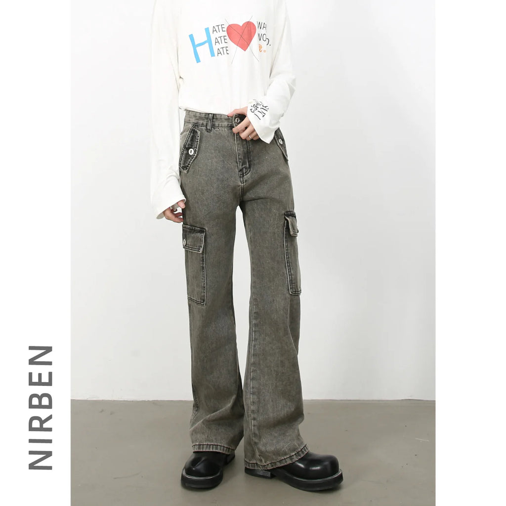 Men's American High Street Jeans – Retro Workwear Loose Straight Fit | 2026 Trend